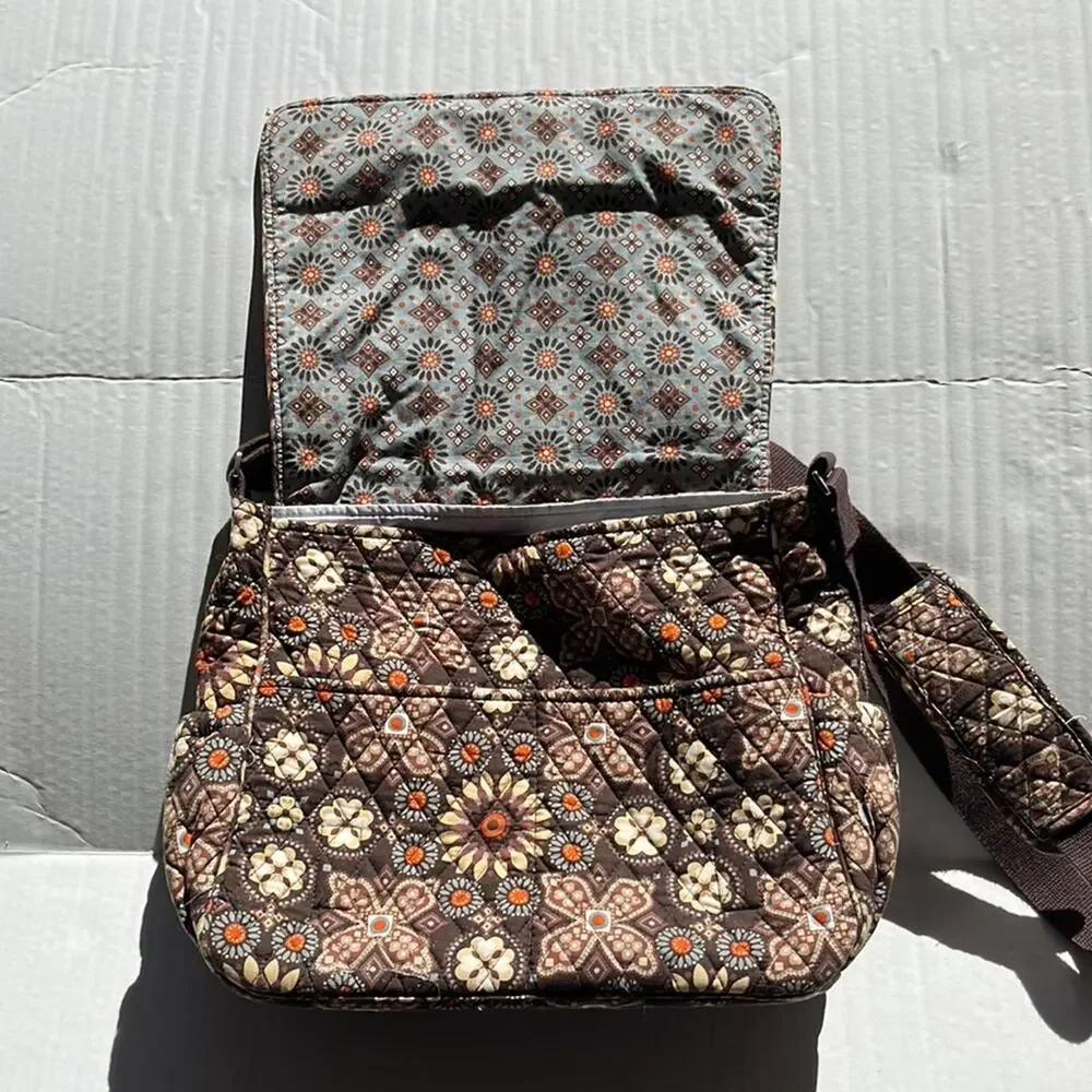 Vera Bradley Messenger Diaper Bag NO CHANGING PAD Retired Pattern Canyon…